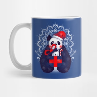 Xmas Panda Ugly Sweater by Tobe Fonseca Mug